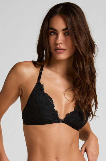 Hunkemöller Whitney Triangle Bralette Black