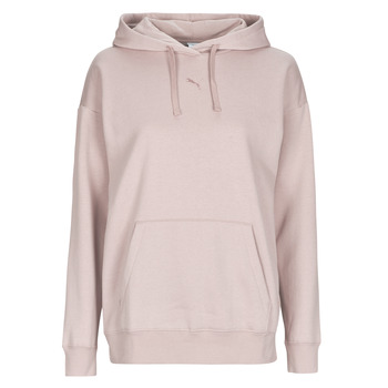 Puma ESS Cat Logo Relaxed Hoodie FL women's Hoodies in Pink