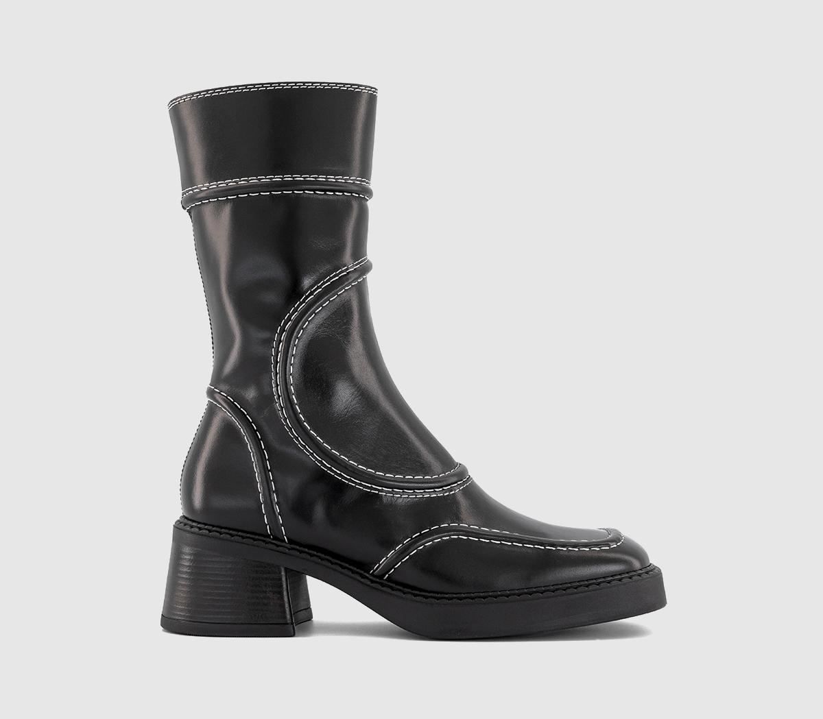 Miista Womens Maelene Ankle Boots Black