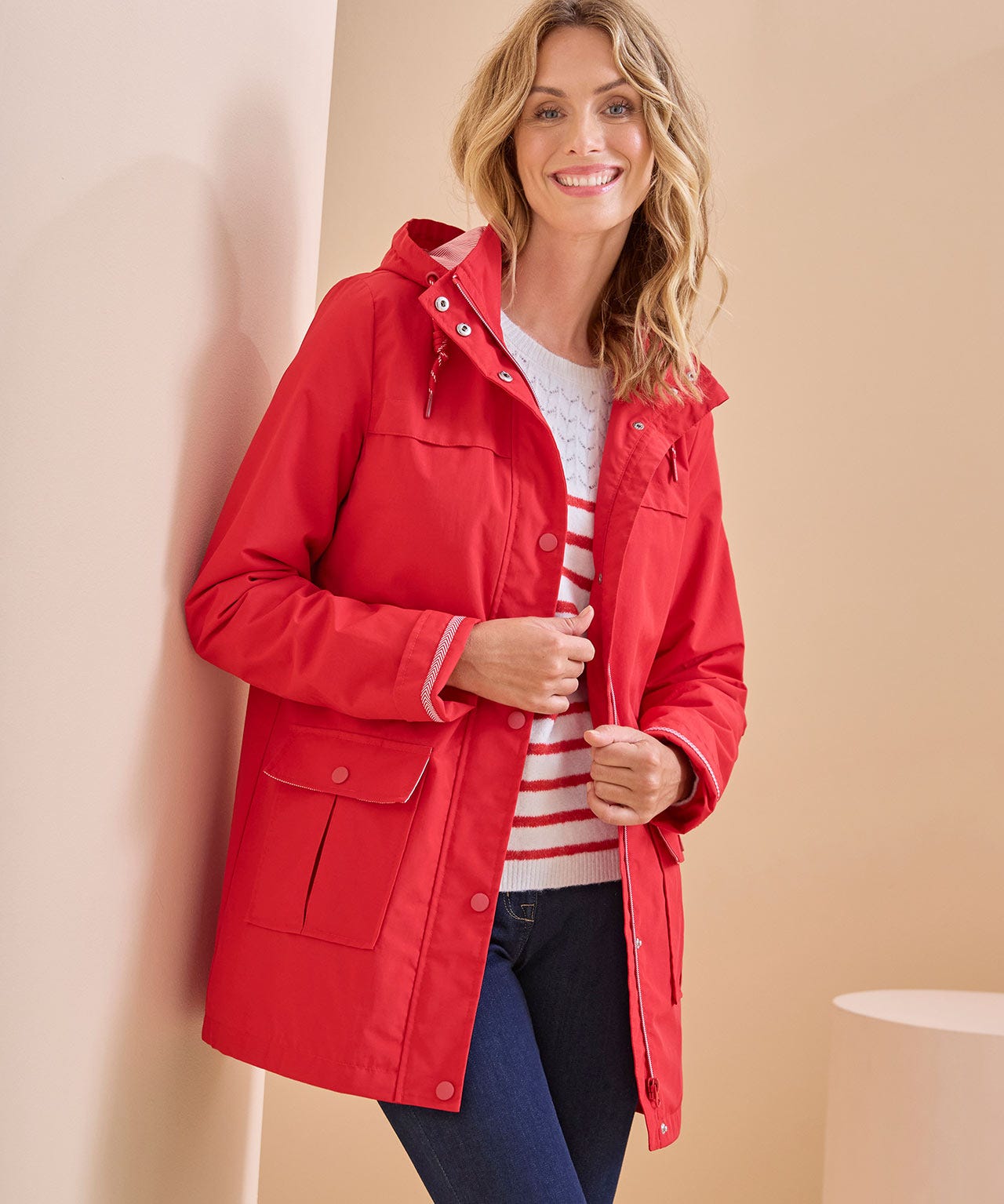 Damart Rain Bouncer Hooded Coat