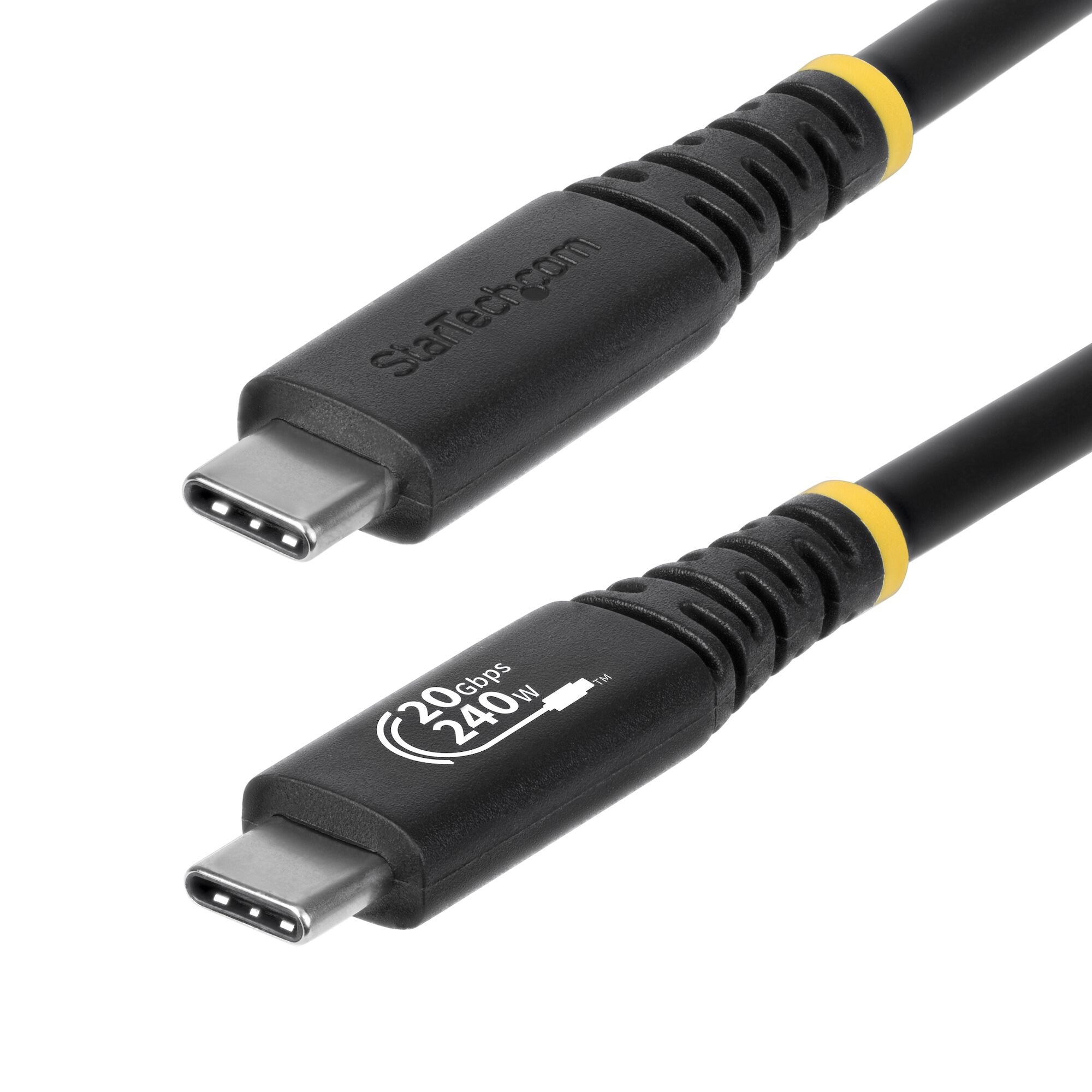 StarTech.com m ft B Cable, Gbps, B-IF Certified B-C Cable, W PD EPR, K Hz DP ., TPE Jacket, Black B-C Cord