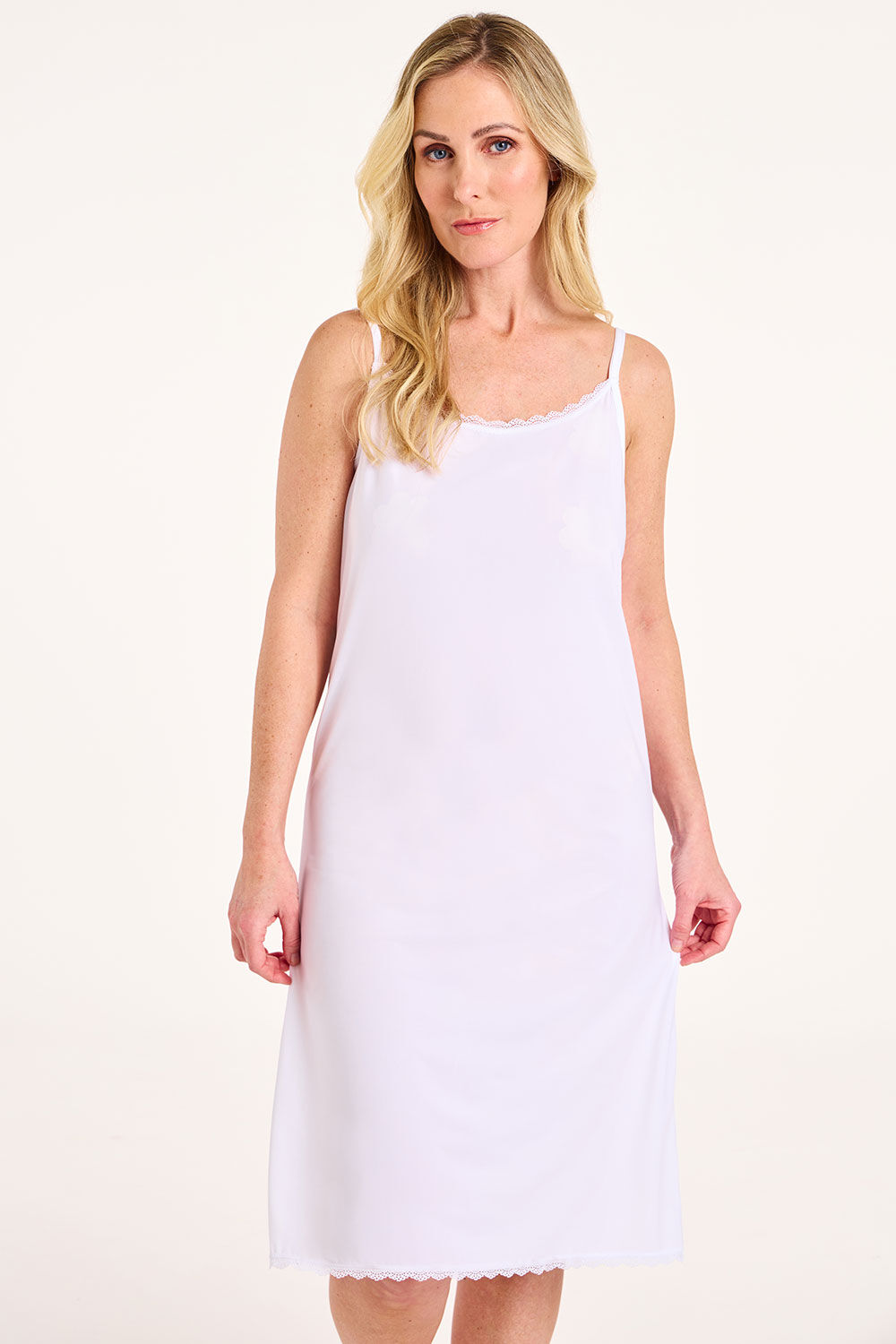 Bonmarche White " Full Slip Dress