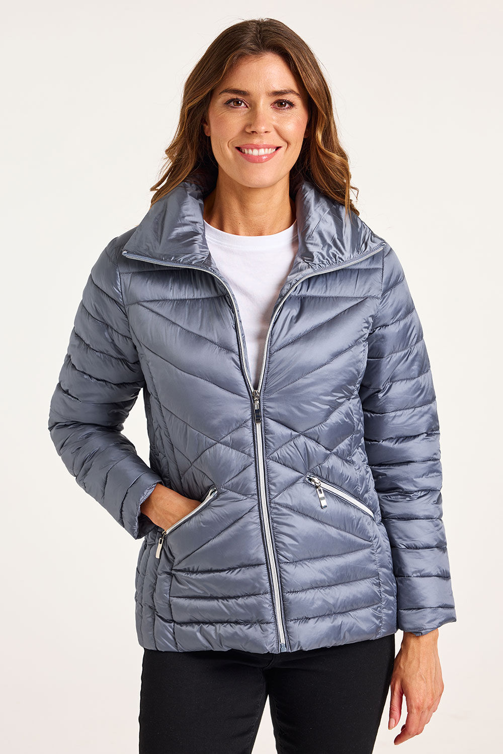 Bonmarche Metallic Coat