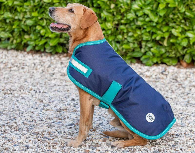Waterproof Dog Coat - Navy - "