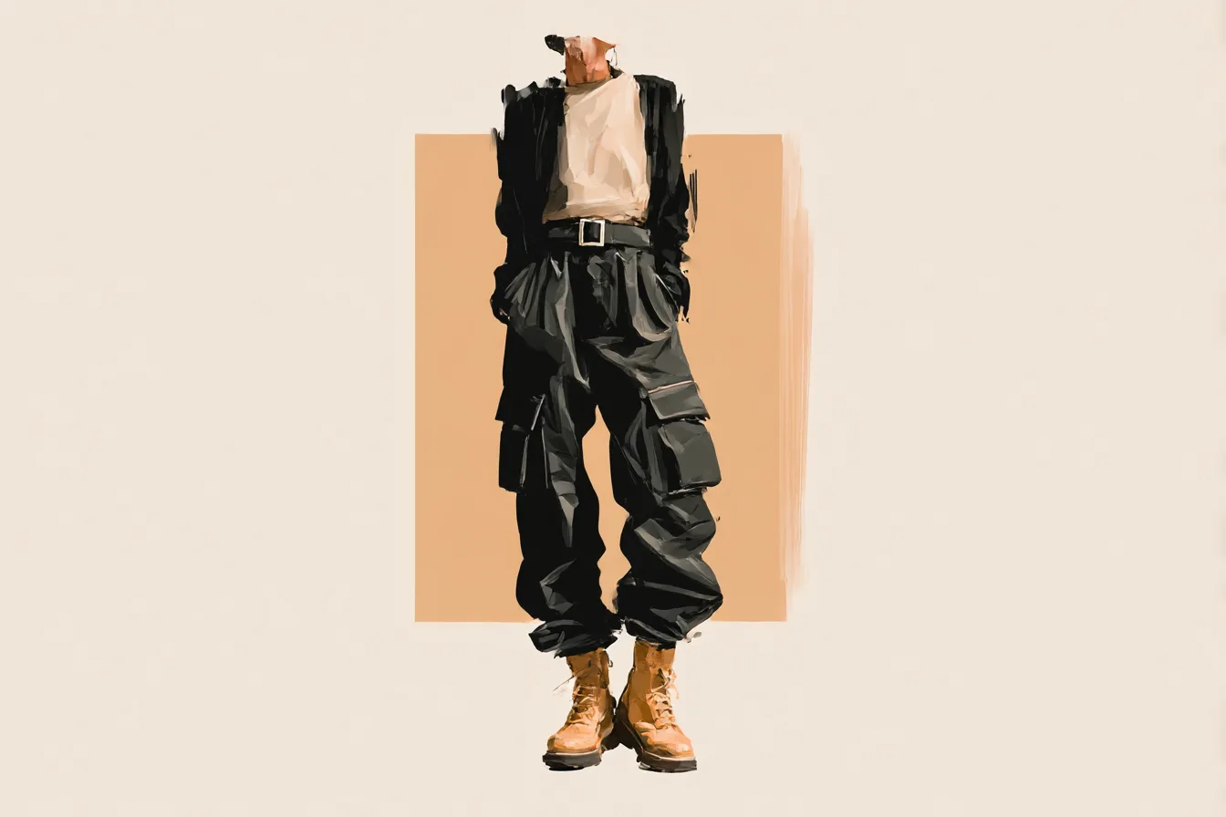 Black Cargo Trousers Worth a Closer Look