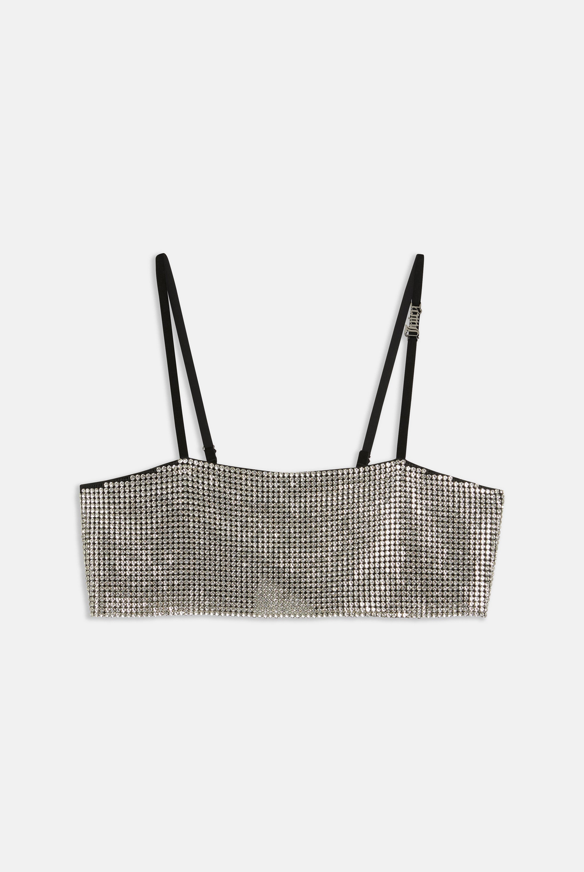 SILVER CHAINMAIL BRALETTE - S Silver