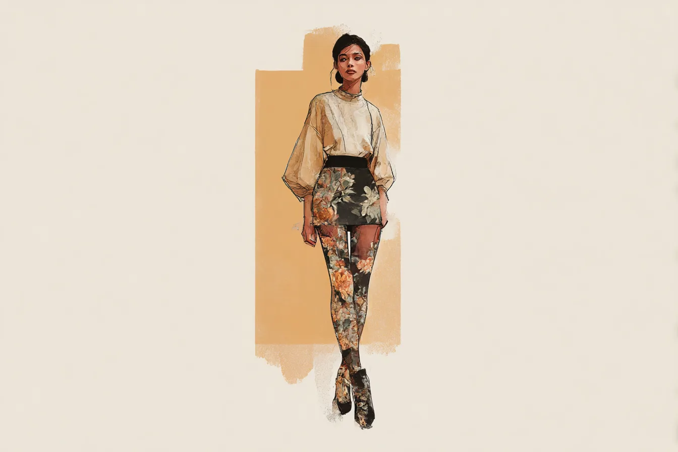 Floral Tights That Actually Last