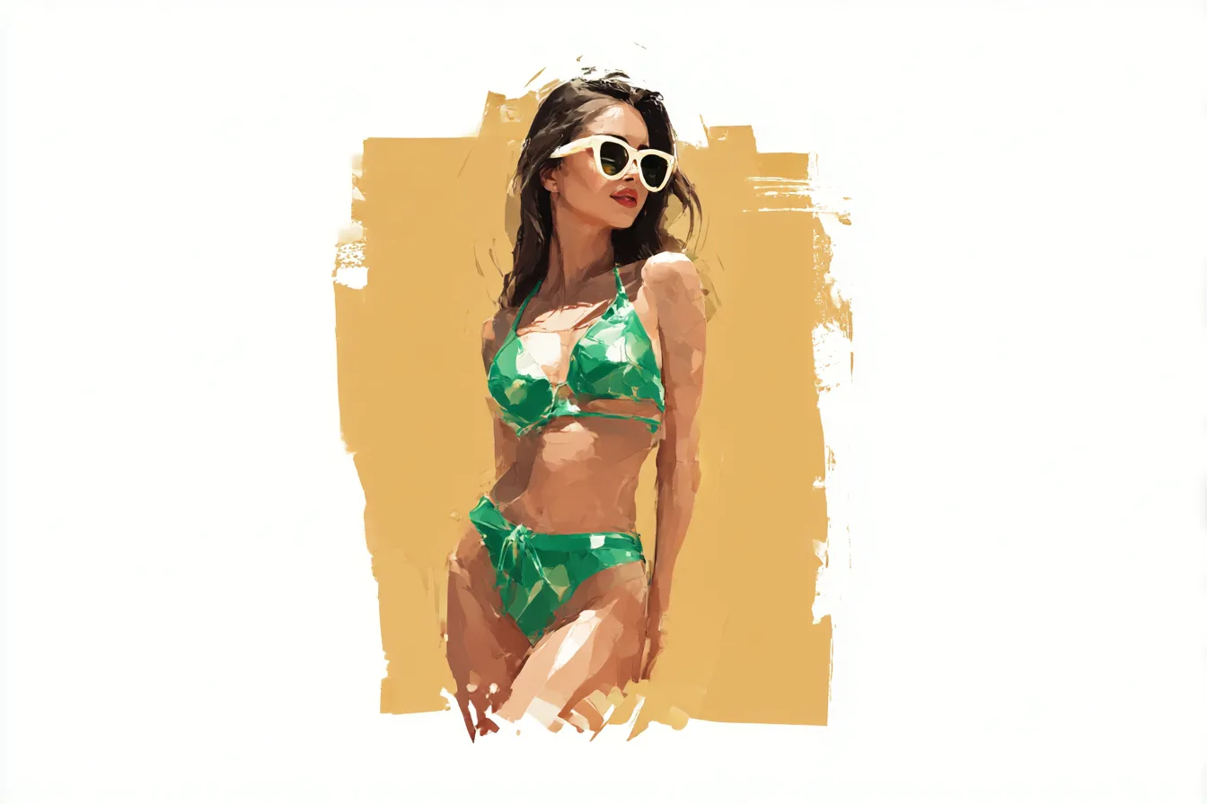 Green Bikinis Worth Packing for the Beach