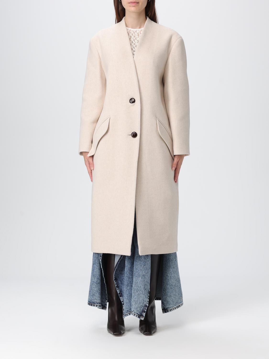 ISABEL MARANT Coat Woman color Beige