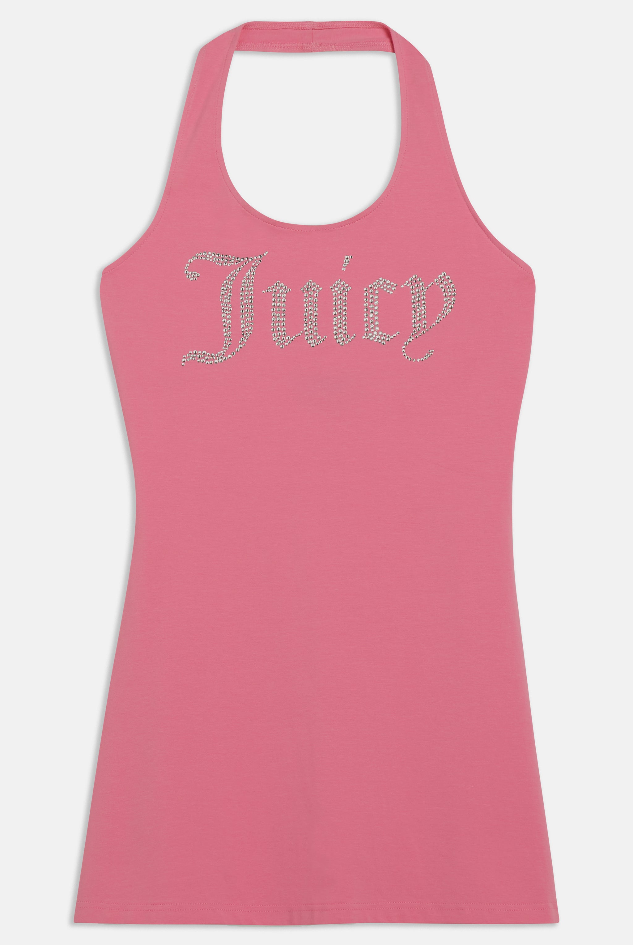 PINK LEMONADE JERSEY HALTER NECK MINI DRESS - XX Pink