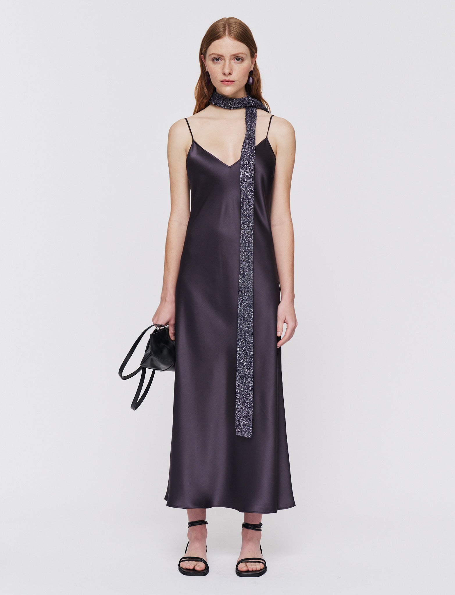 Clea Silk Satin Dress