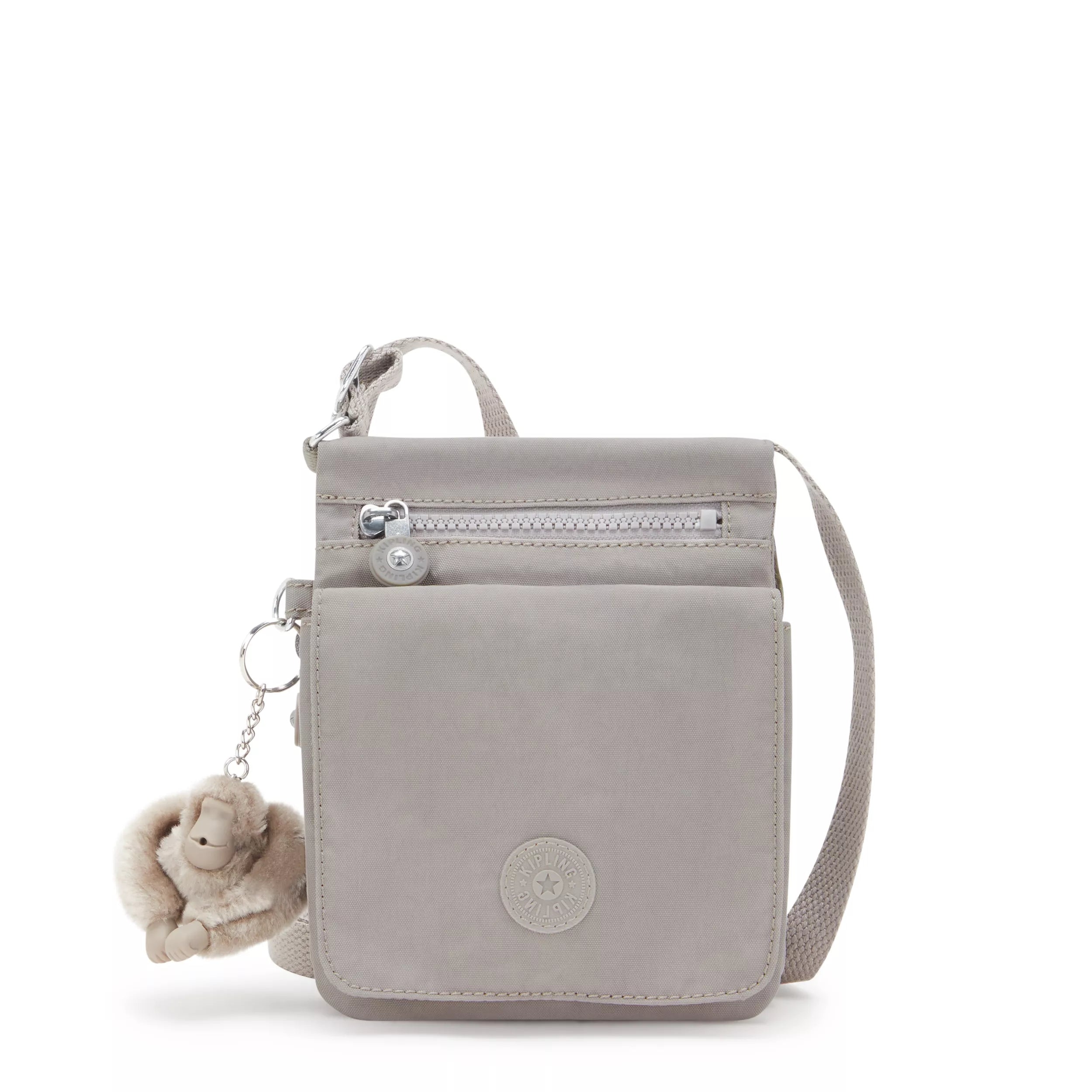 Kipling Small Crossbody Bag Grey % Polyamide