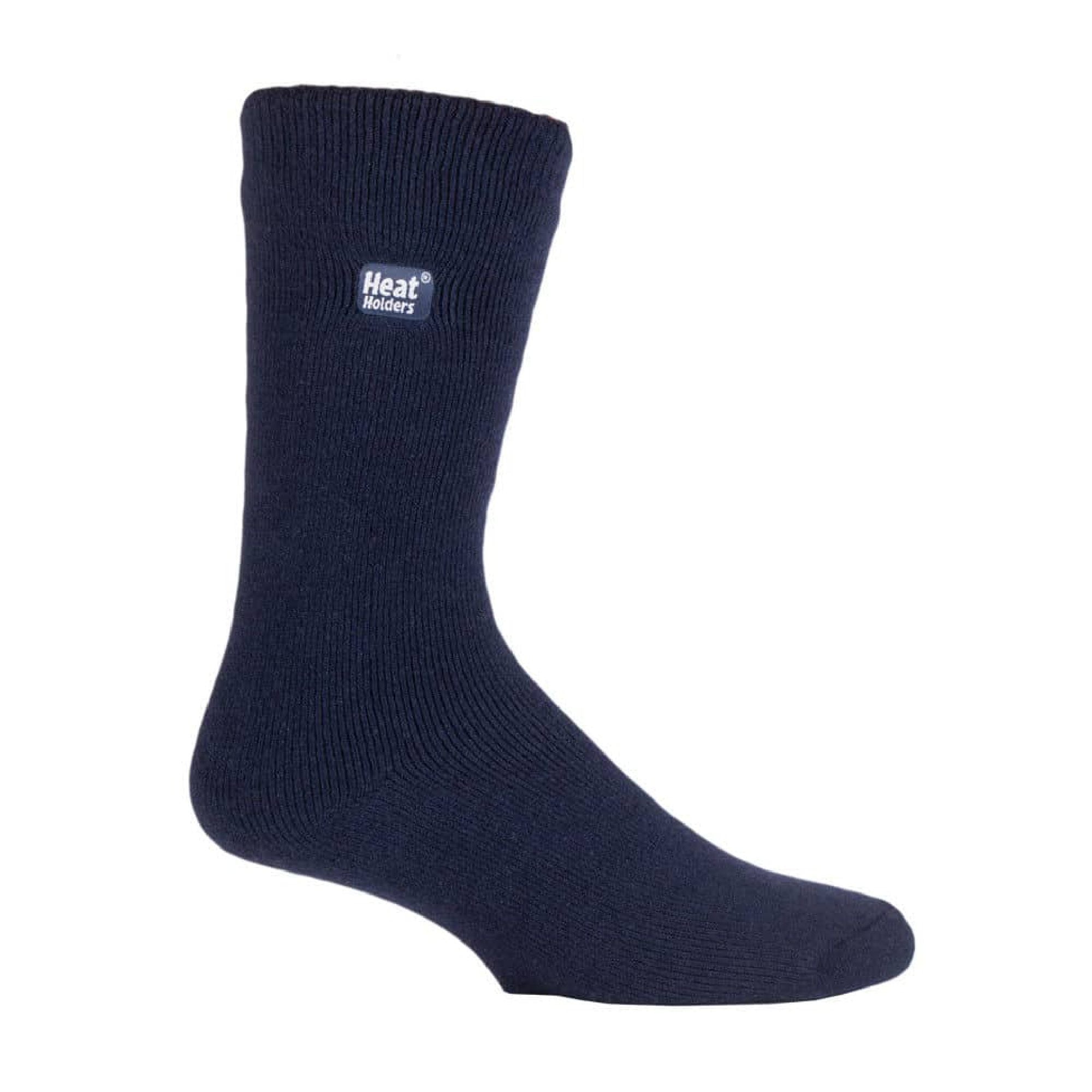 Mens Thin Warm . Tog Lightweight Thermal Dress Socks - - Navy