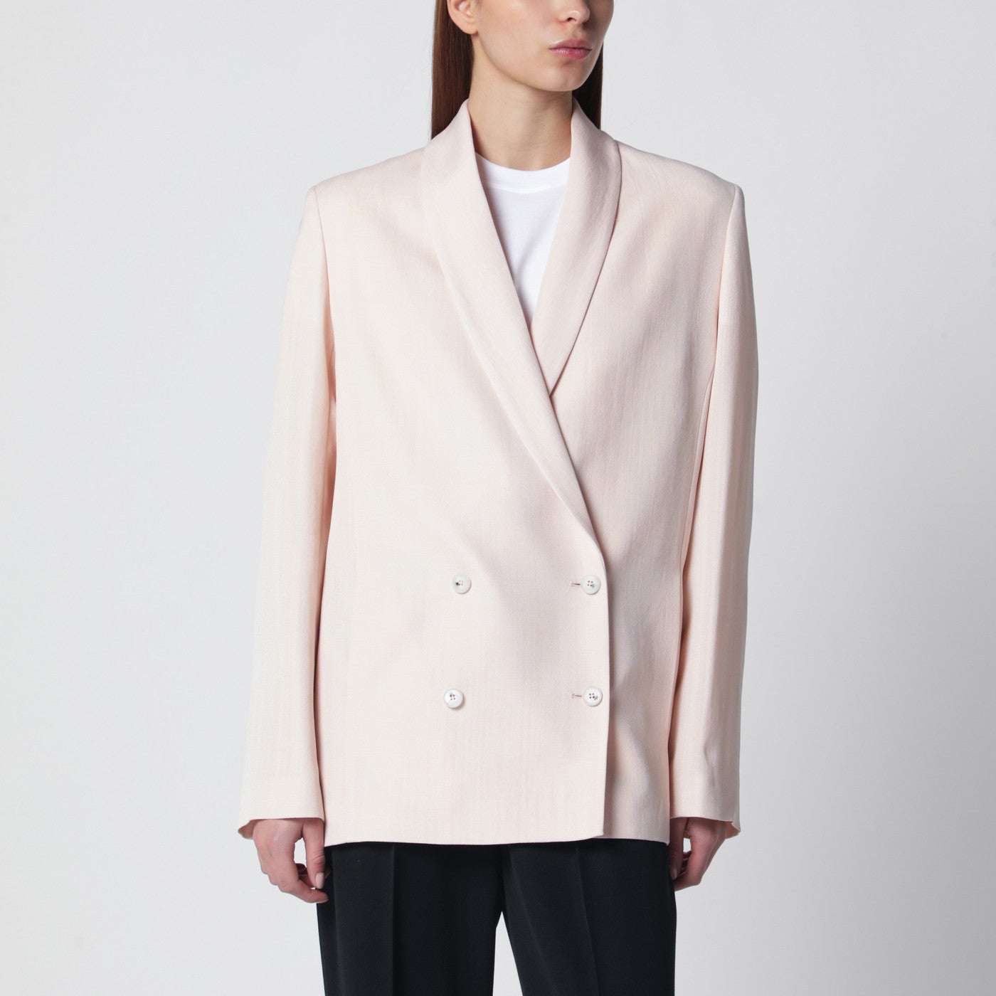 Minka oversized jacket in light pink