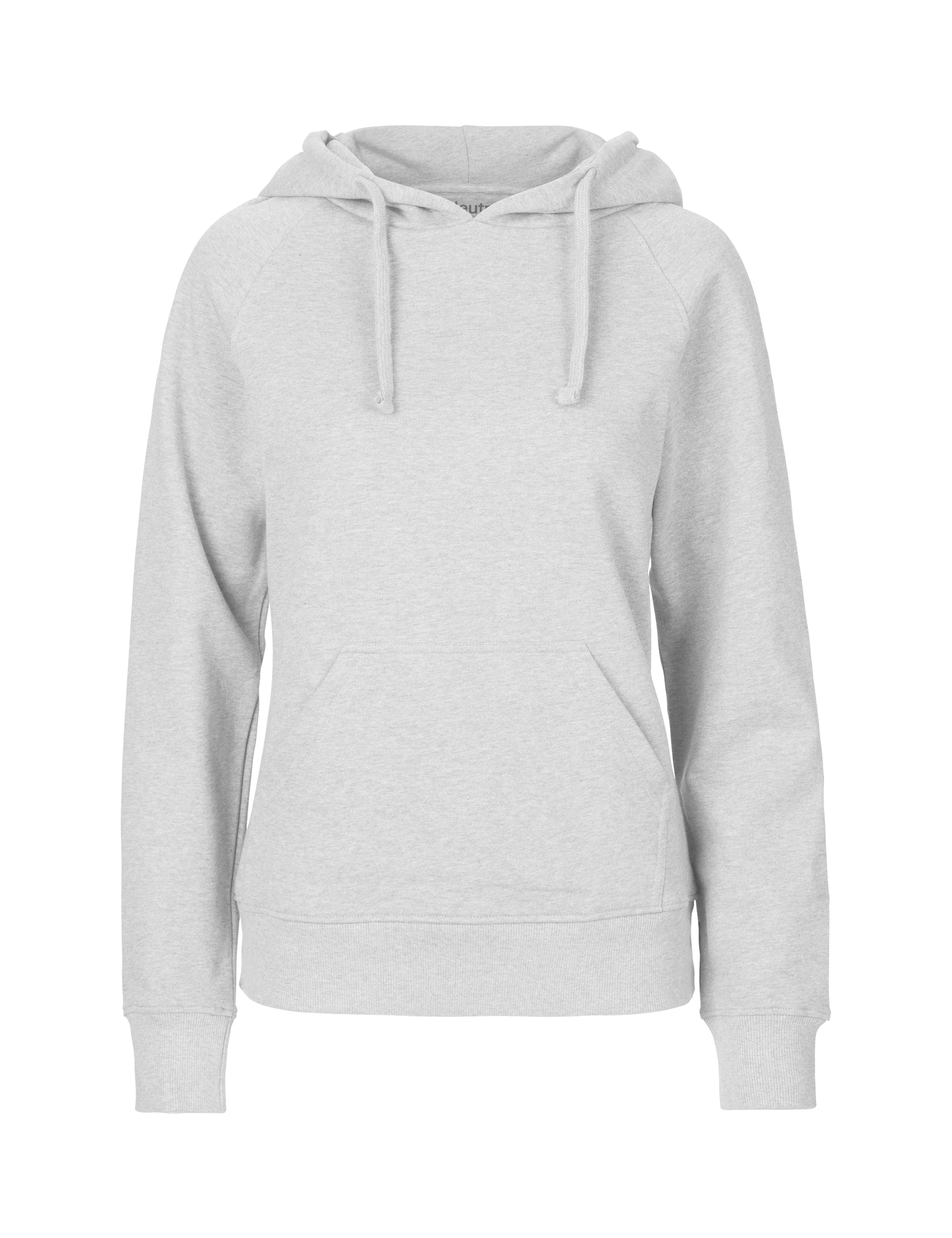 Fairtrade Organic Hoodie: Womens - S Ash