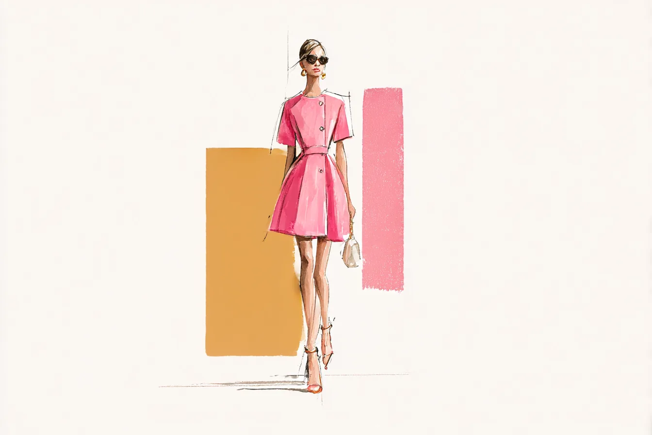 Pink Dresses for Short Sleeve Moments Worth Dressing For