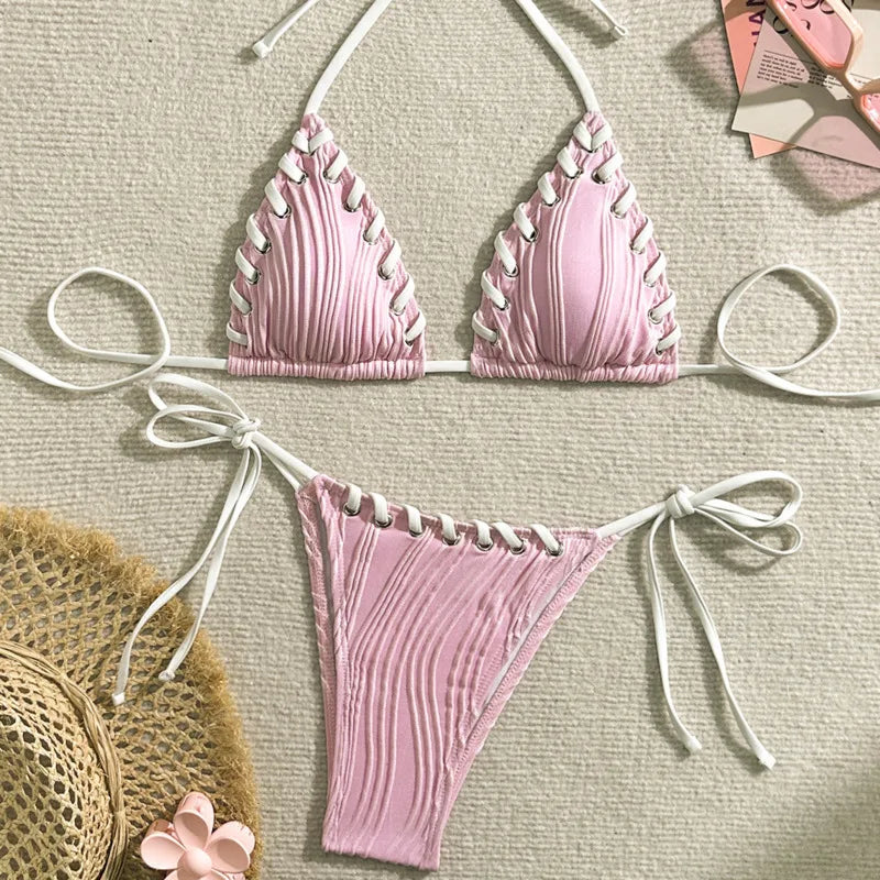 Sexy Bikinis Women's Swimwear Female Swimsuit For Swimming Wear Bathing Suits Brazilian Bikini Set Beachwear Pool Bather