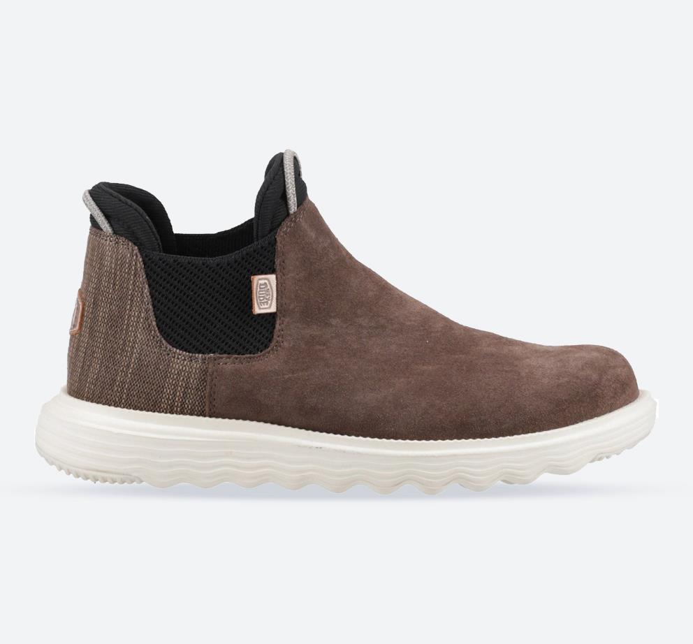 Women's Heydude Branson Ankle Boots, Coffee E