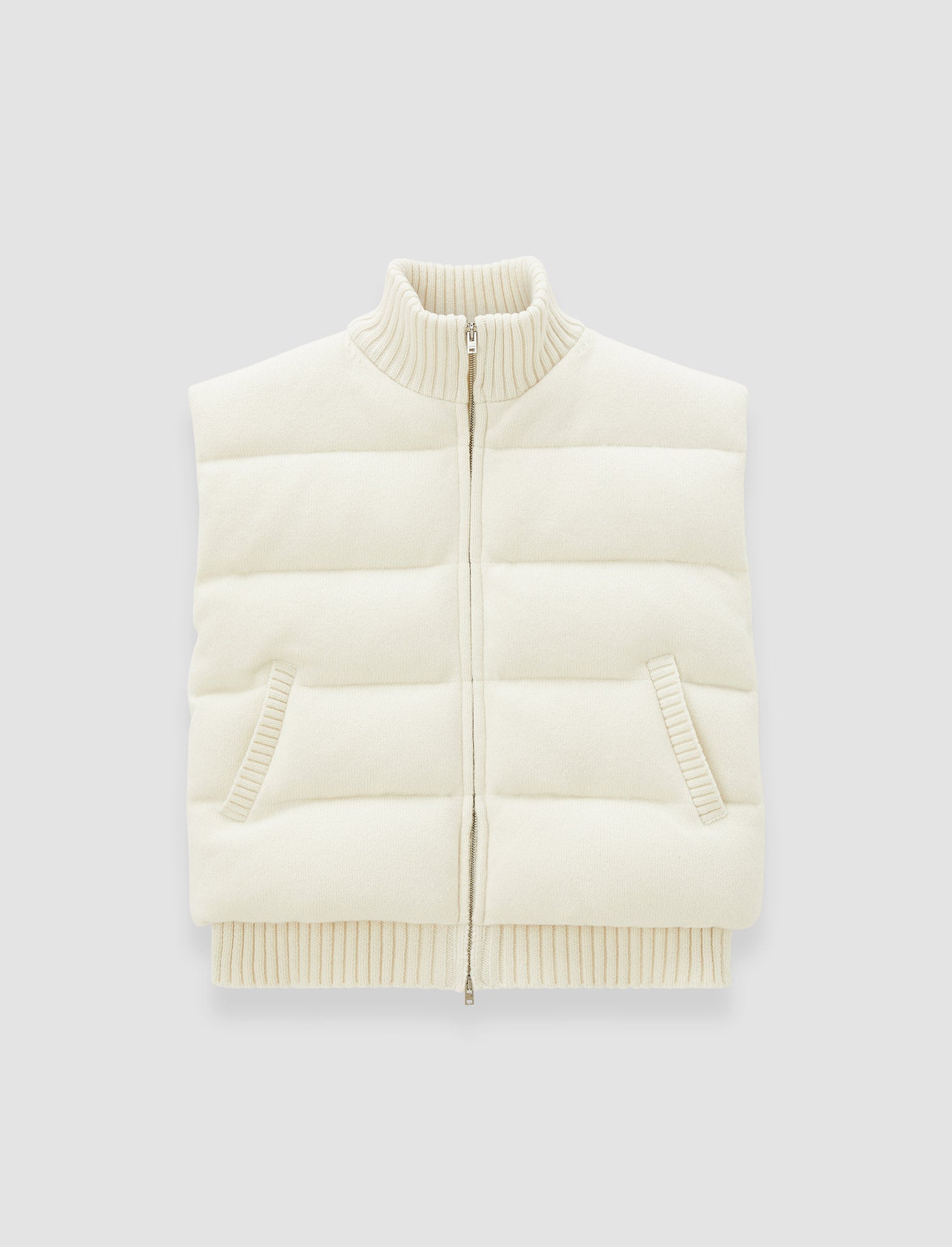 Knitted Down Puffer Gilet