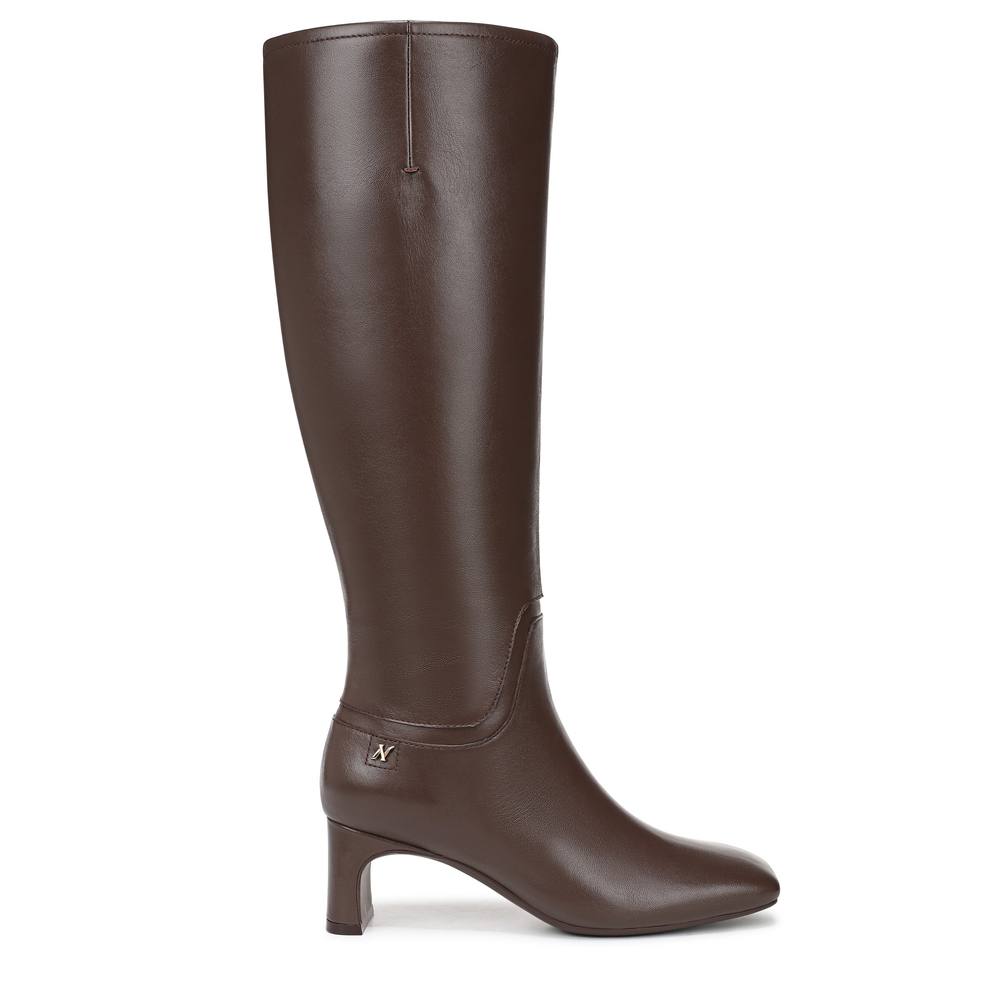 Naturalizer Candela Zip Boots In Brown