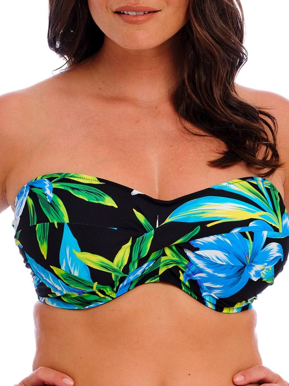 Fantasie Talm Beach Bandeau Bikini Top In Black