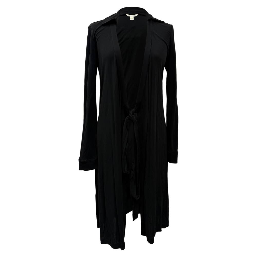Diane Von Furstenberg Women's Preloved V-Neck Knee-Length Dress in Black Rayon