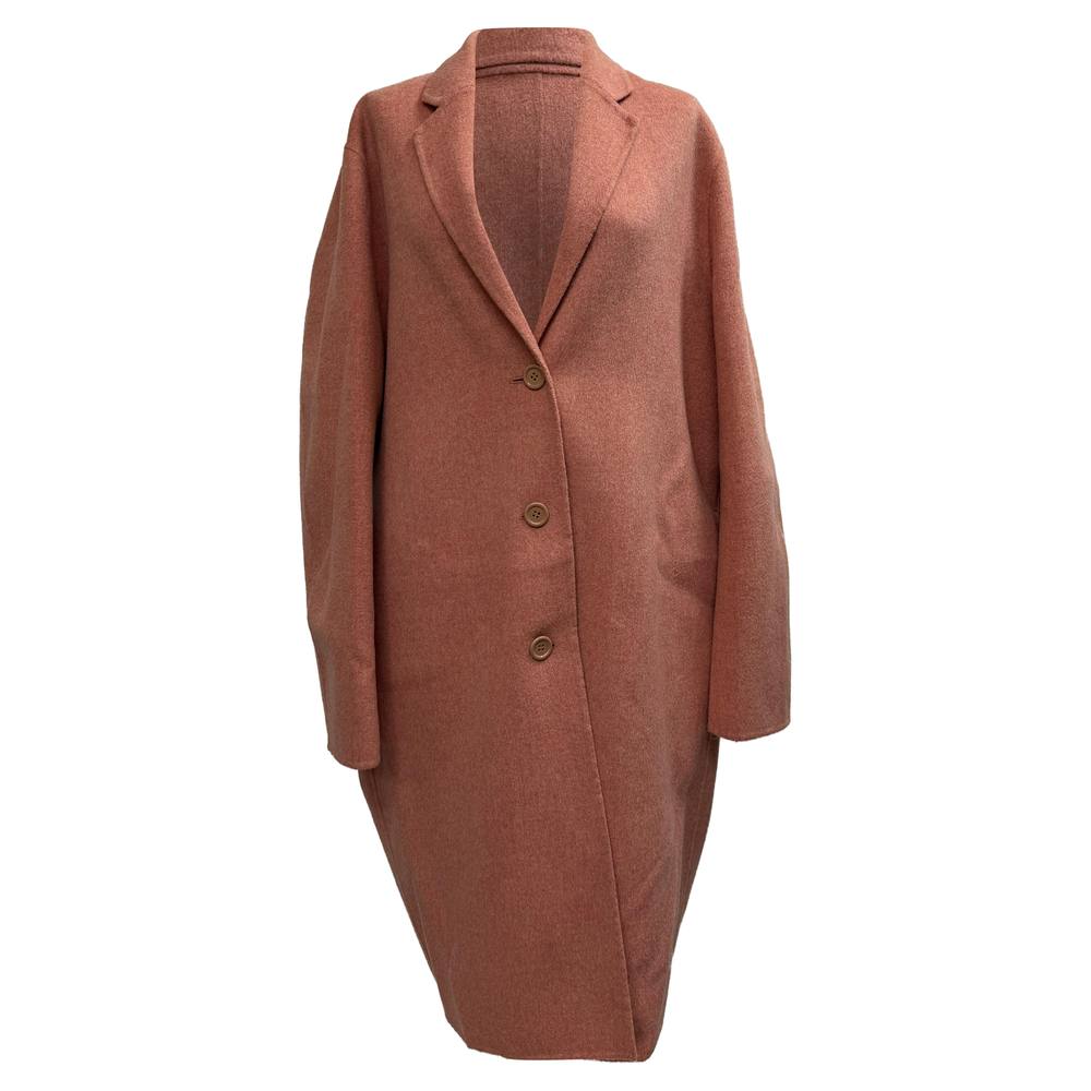 Acne Studios Women's Preloved Avalon Single-Breasted Coat in Coral Wool