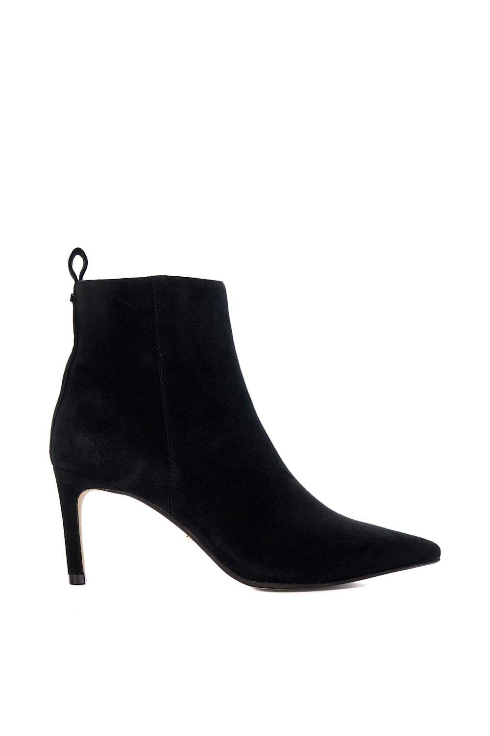 Dune London 'obsessively' Suede Ankle Boots In Black
