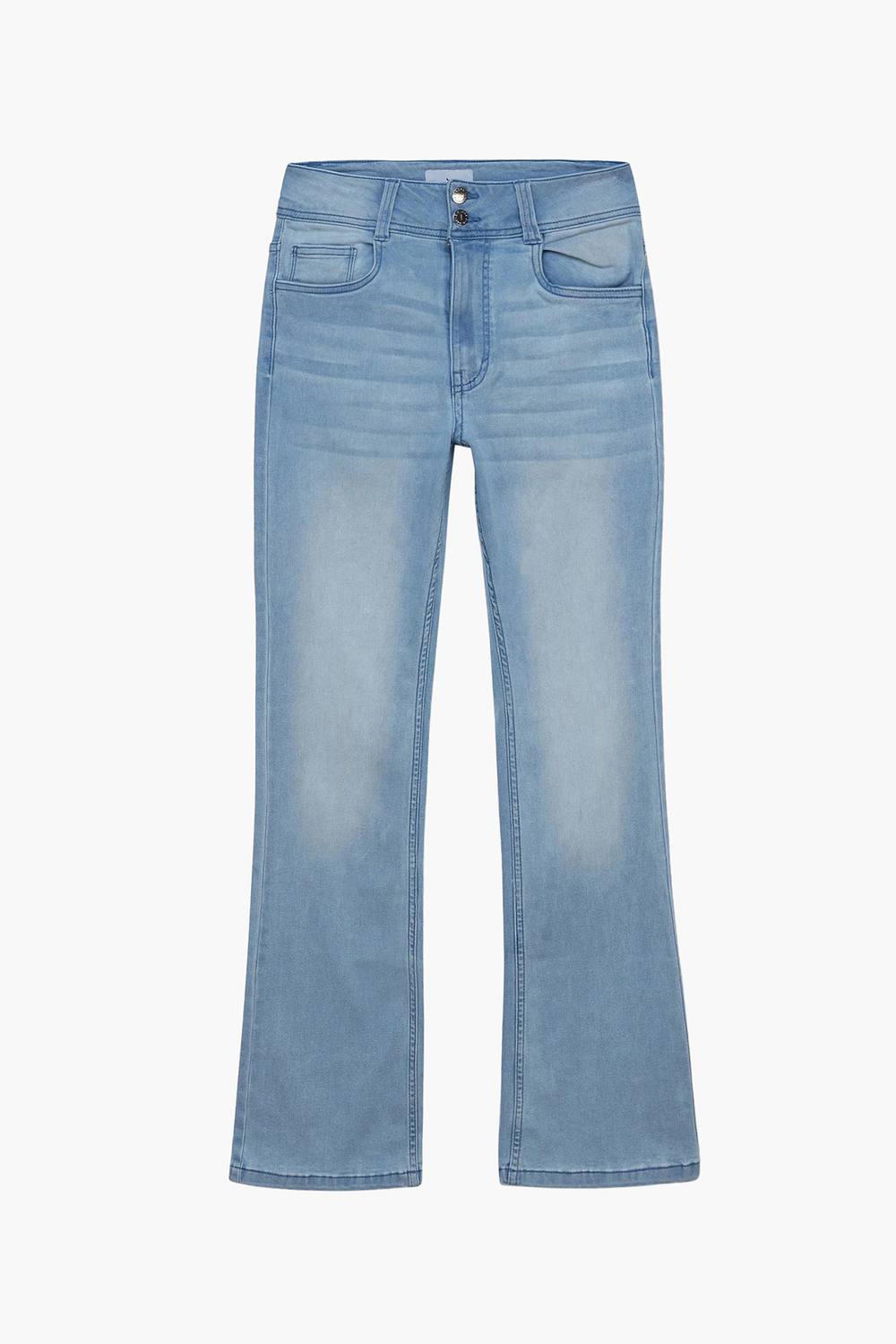 Enorsia Comfort Stretch Bootcut Jeans In Light Blue