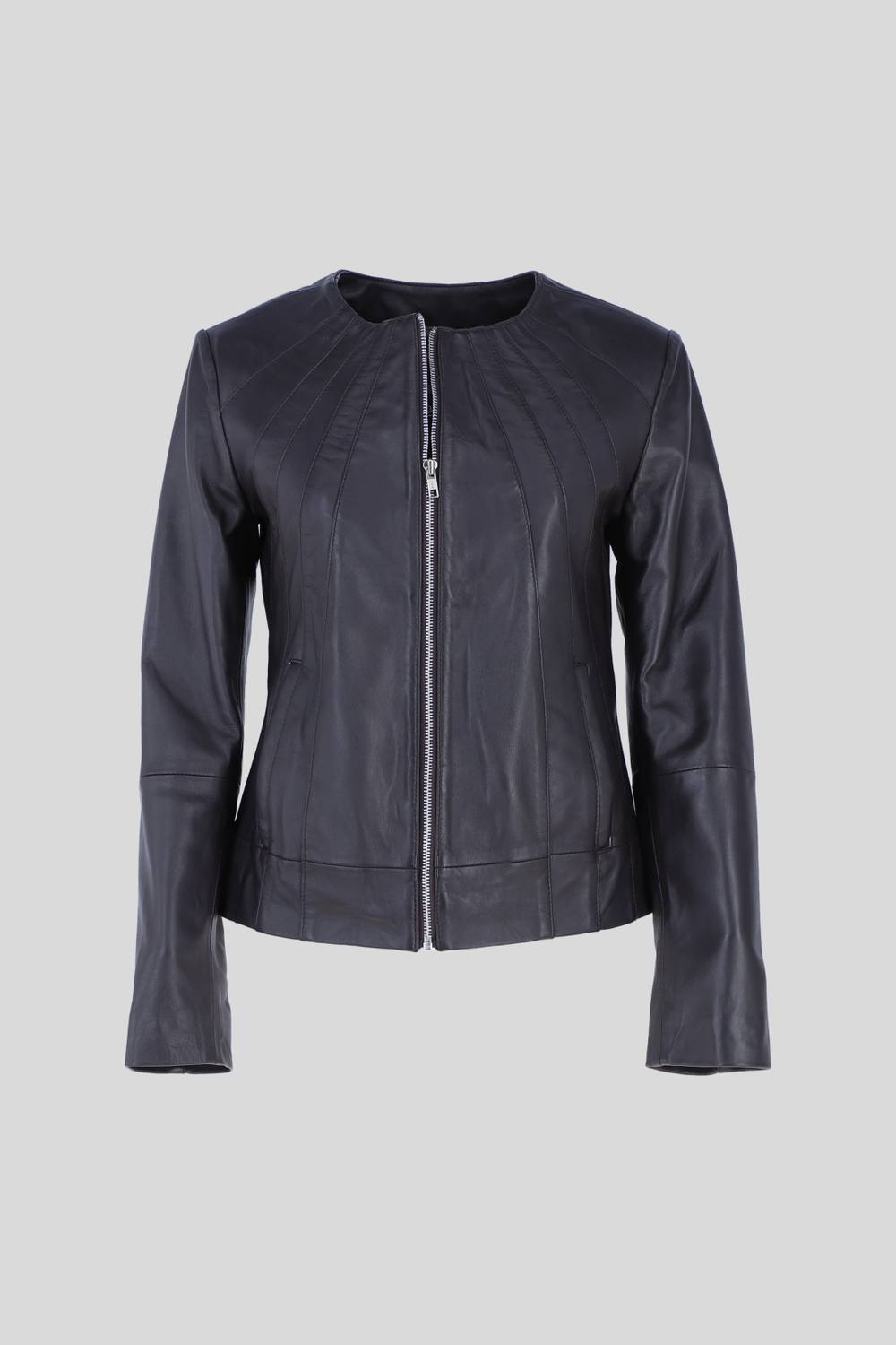 Ashwood Leather 'aliona' Real Leather Fashion Jacket Women Coat In Dark Brown
