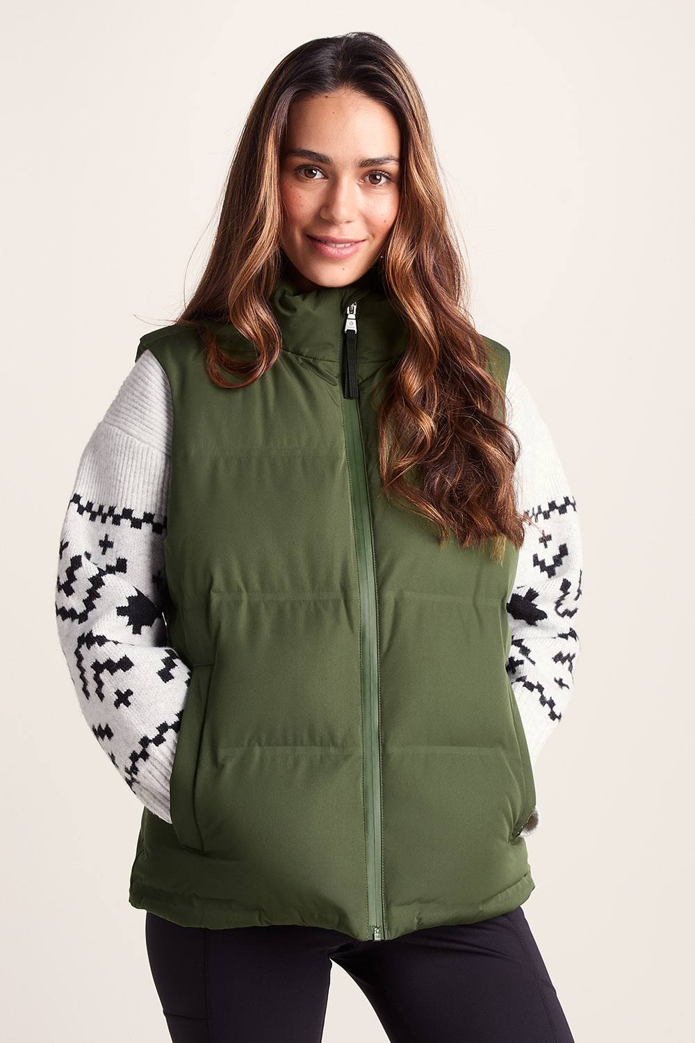 Tog 'elyna' Gilet In Dark Green