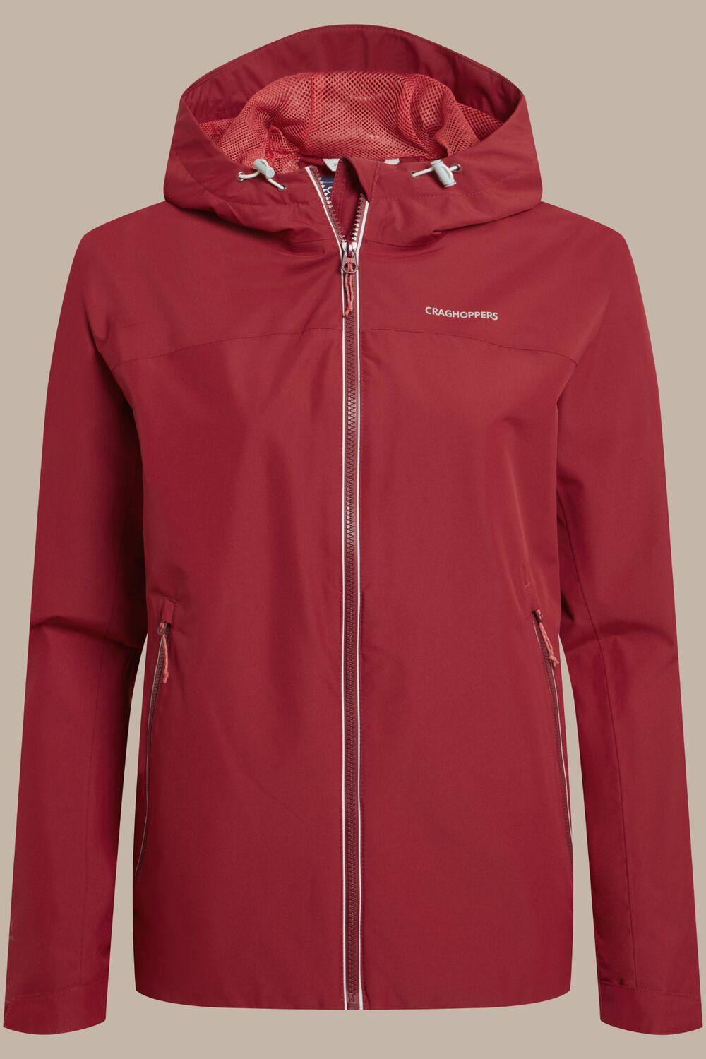 Craghoppers Solla Waterproof Shell Jacket In Red