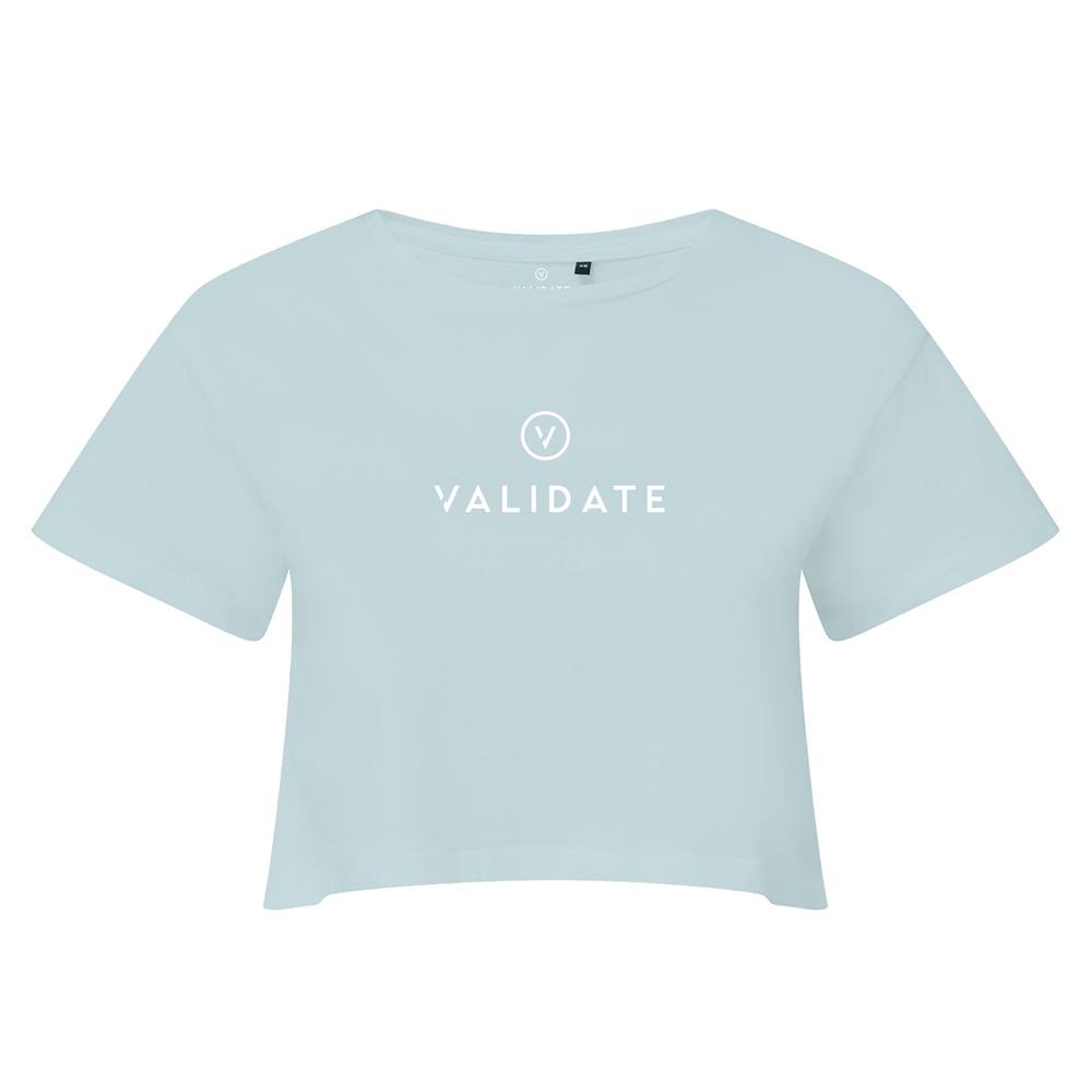 Validate Limitless Crop Top In Blue
