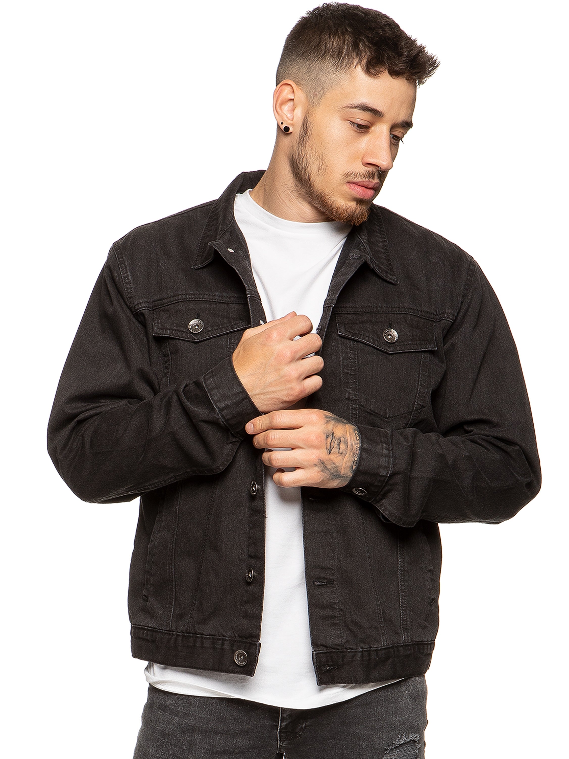 Mens Enzo Denim Designer Jacket