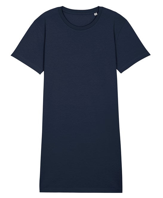 Organic shirt Dress: Womens - S French Navy