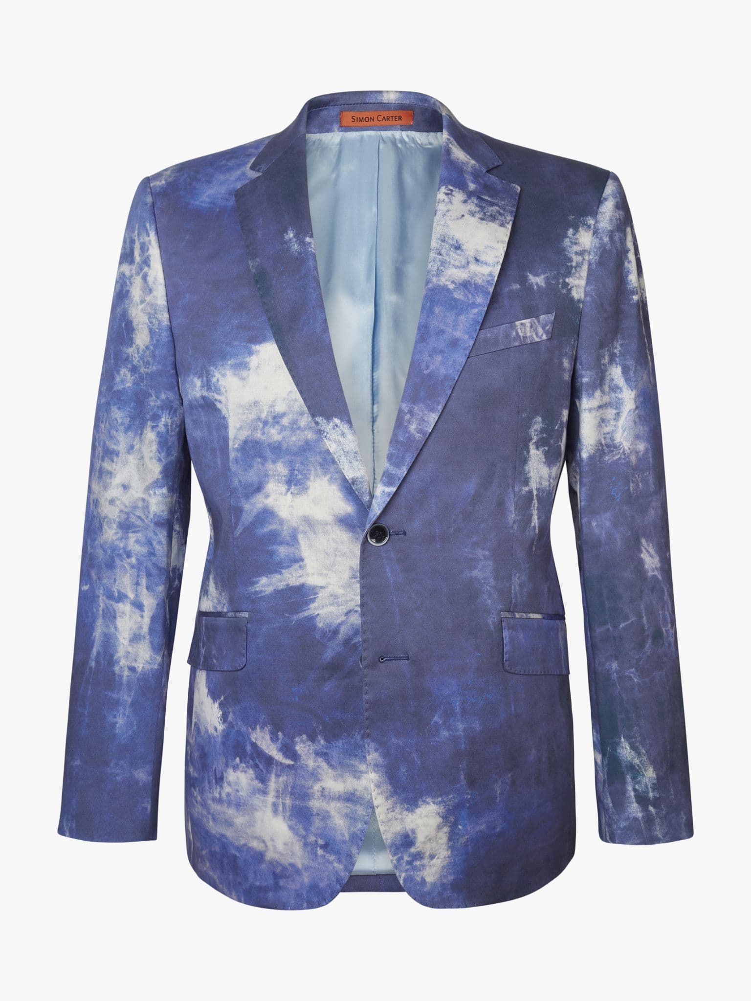 Tie Dye Blue White Jacket