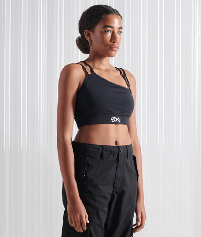 Superdry & Co Women's Limited Edition Sdx Sesh Crop Top Black - Size: SM