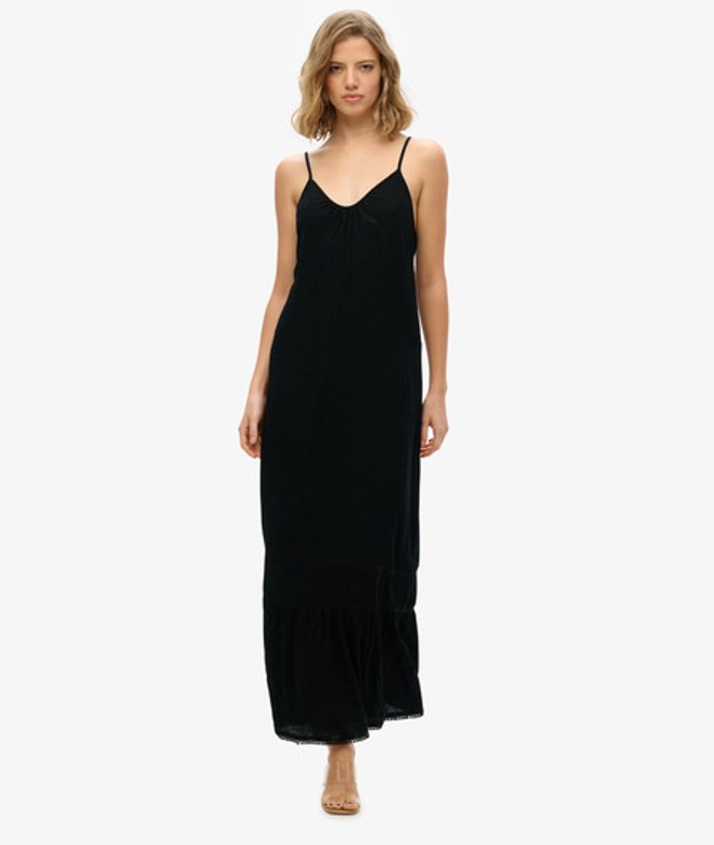 Superdry & Co Women's Cami Maxi Dress Black - Size: