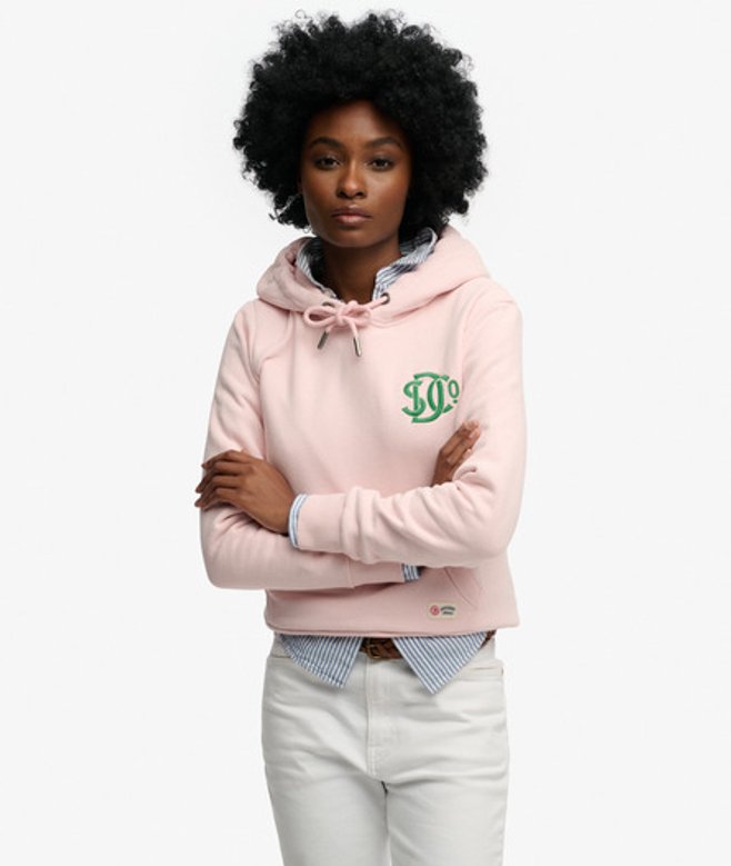 Superdry & Co Women's. Hoodie Pink Chalk Pink - Size: