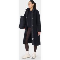 Sweaty Betty Navigate Sherpa Texture Coat, Black, Women's