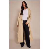 Tall Stone Tie Waist Trench Coat