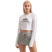 Women's long sleeve crop top Alpha Industries Basic