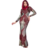 Women's tight dress Goddiva Modesty Contrast Sequin
