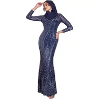 Women's tight dress Goddiva Modesty Two Toned Sequin