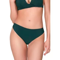 Pleated Bikini Bottom for Women Luna Blue Sense