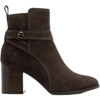 Women's suede heeled ankle boots Ryłko Gianna