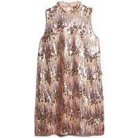 Short Sequin Dress Without Sleeves for Women Superdry A