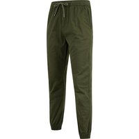 Trousers Portmany Stretch Cotton Twill Cuffed Cargo Jogger Pants in Grape Leaf X