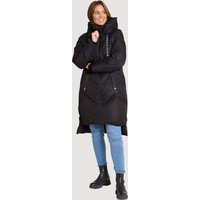 Coats Jackets Newby Hooded Longline Quilted Puffer Coat in Black - Saint & Sinner