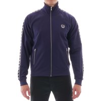 Fred Perry Reissues Sports Authentic Taped Track Jacket - Carbon Blue